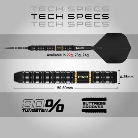 Red Dragon Šipky Steel Ascend - Parallel - 22g