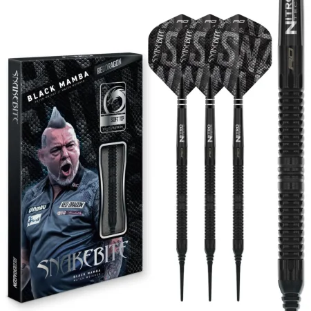 Red Dragon Šipky Peter Wright - Black Mamba - 20g