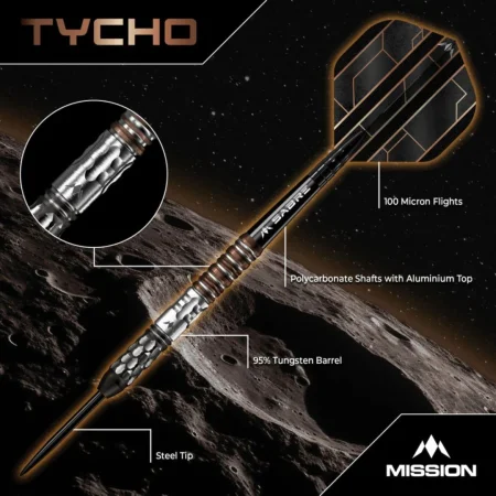 Mission Šipky Steel Tycho - 22g