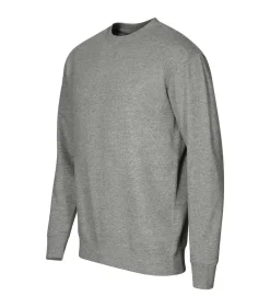 Mikina unisex Crew 426 - S - tmavě šedý melír