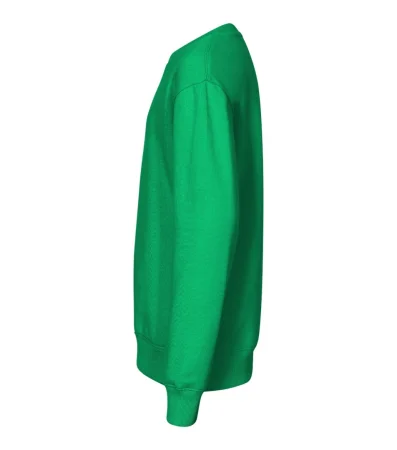 Mikina dětská Crew 427 - 134 cm/8 let - středně zelená