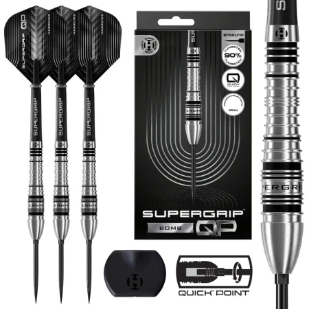 Harrows Šipky Steel Supergrip - Bomb - Quick Point - 23g