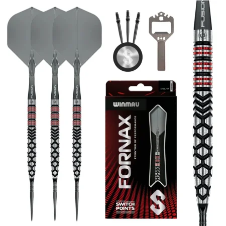 Winmau Šipky Steel Fornax - Tapered - Switch Point - 21g