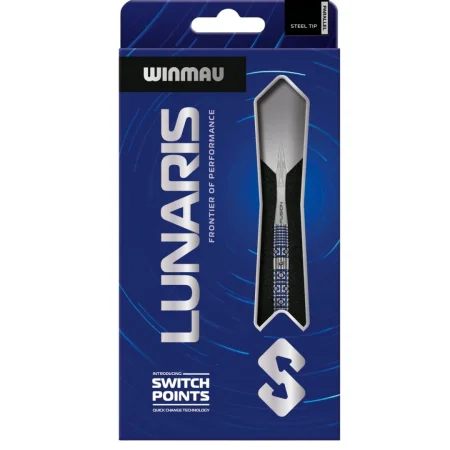 Winmau Šipky Steel Lunaris - Parallel - Switch Point - 23g