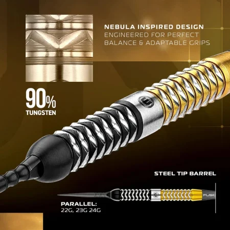 Winmau Šipky Steel Exion - Parallel - Switch Point - 22g
