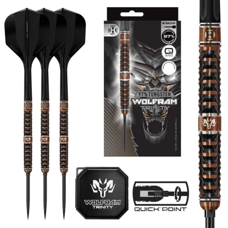 Harrows Šipky Steel Wolfram Trinity - Quick Point - 21g