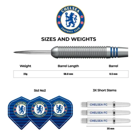 Mission Šipky Steel Football - FC Chelsea - Official Licensed - 22g