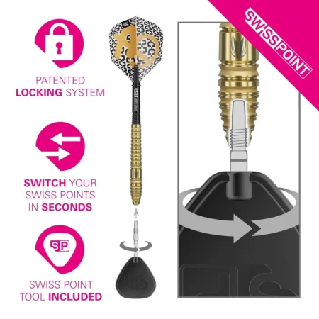 Target - darts Šipky Steel Bolide Envy 03 - Swiss Point - 22g