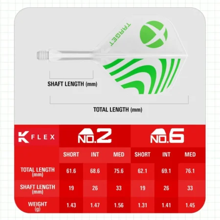 Target - darts Letky K-Flex - Xbox - No2 - Medium - TRG410612