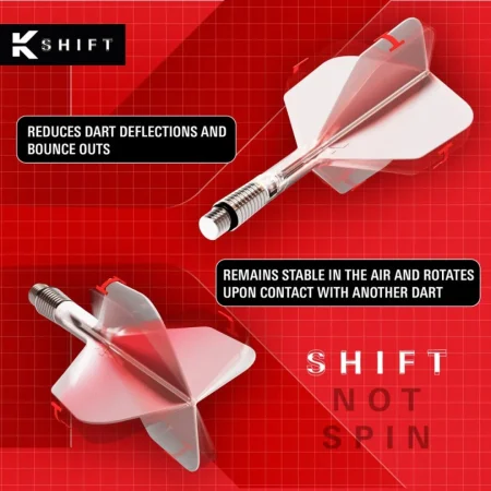 Target - darts Letky K-Shift - No6 - Medium - Clear TRG410557