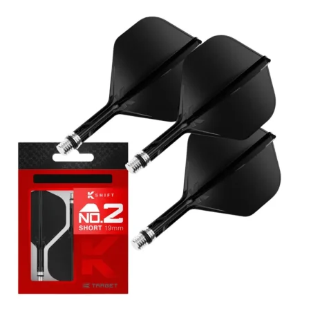 Target - darts Letky K-Shift - No2 - Short - Black TRG410546