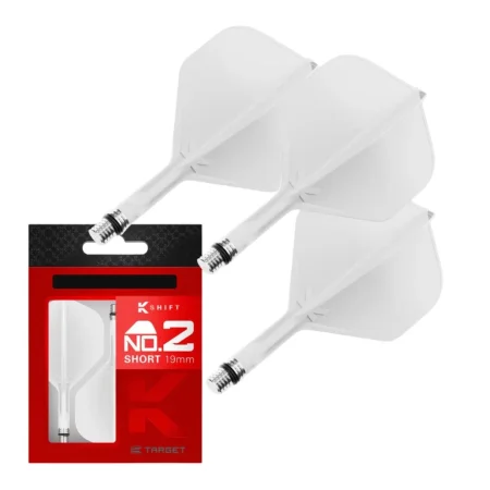 Target - darts Letky K-Shift - No2 - Short - White TRG410543
