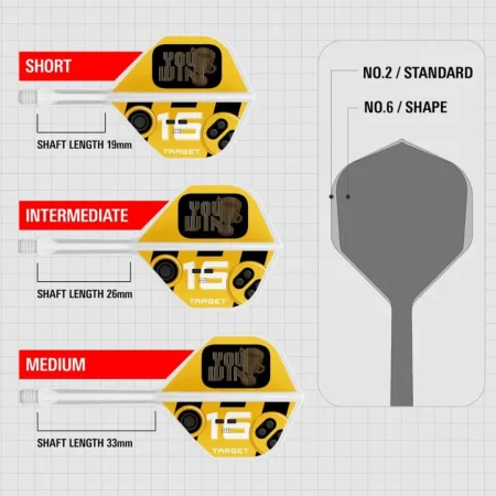 Target - darts Letky K-Flex - You Win - No2 - Short - TRG410591
