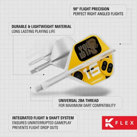 Target - darts Letky K-Flex - You Win - No6 - Medium - TRG410590