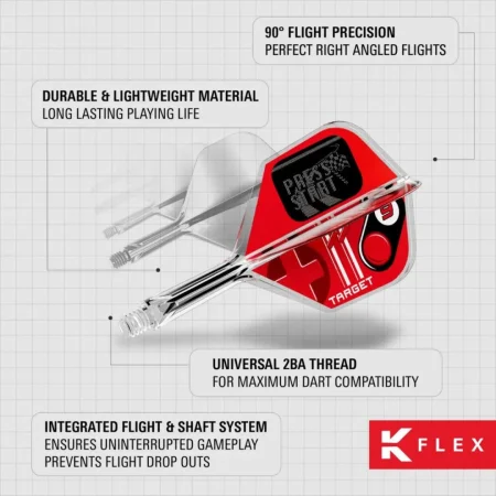 Target - darts Letky K-Flex - Press Start - No6 - Short - TRG410582