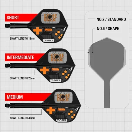 Target - darts Letky K-Flex - Game Over - No2 - Midi - TRG410580