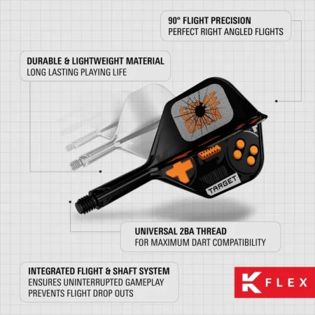 Target - darts Letky K-Flex - Game Over - No6 - Medium - TRG410578