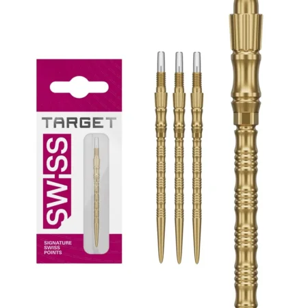 Target - darts Kovové hroty - Swiss Points - Signature TRB - Gold - 30 mm