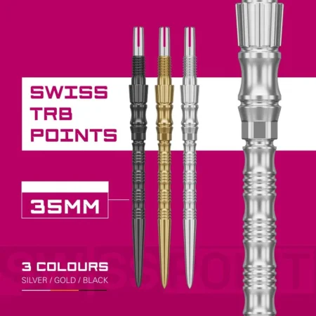 Target - darts Kovové hroty - Swiss Points - Signature TRB - Silver - 30 mm