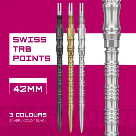 Target - darts Kovové hroty - Swiss Points - Signature TRB - Silver - 30 mm