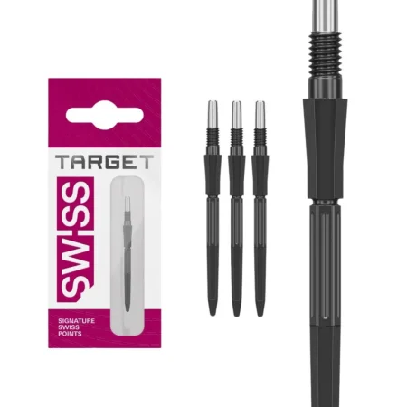 Target - darts Kovové hroty - Swiss Points - Elysian Archetype 43 - Black - 30 mm