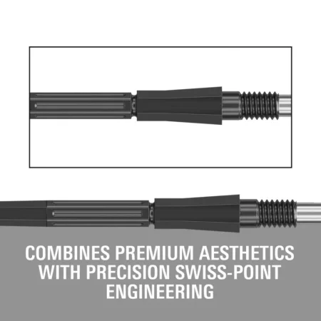 Target - darts Kovové hroty - Swiss Points - Elysian Archetype 43 - Black - 30 mm