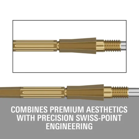 Target - darts Kovové hroty - Swiss Points - Elysian Archetype 43 - Gold - 30 mm
