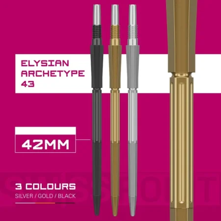 Target - darts Kovové hroty - Swiss Points - Elysian Archetype 43 - Gold - 30 mm