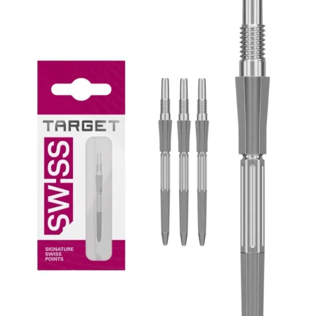 Target - darts Kovové hroty - Swiss Points - Elysian Archetype 43 - Silver - 30 mm