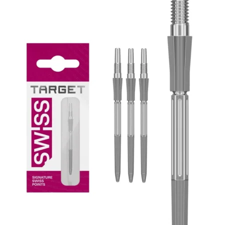 Target - darts Kovové hroty - Swiss Points - Elysian Archetype 43 - Silver - 30 mm