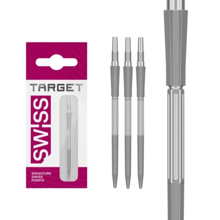 Target - darts Kovové hroty - Swiss Points - Elysian Archetype 43 - Silver - 30 mm