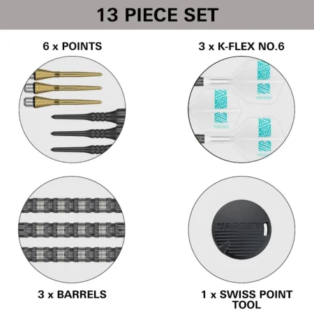 Target - darts Šipky Rob Cross - 95K - 18g