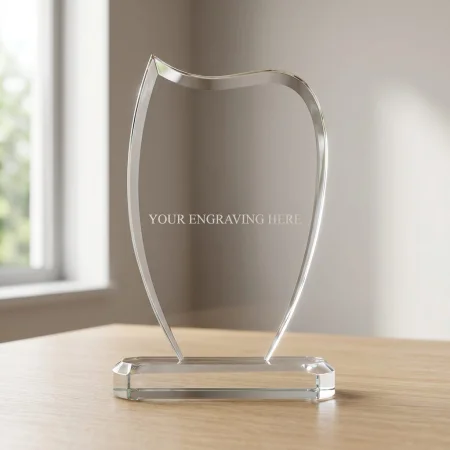 Skleněná trofej CR2026M11 Výška cm: 21