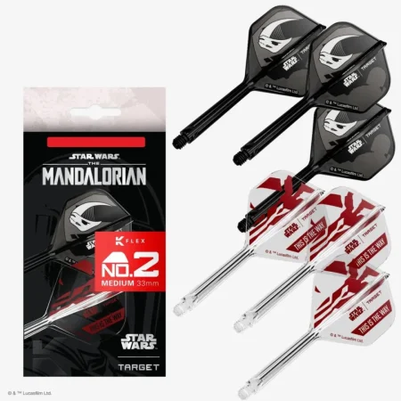 Target - darts Letky K-Flex - Star Wars - Mandalorian - No2 - Medium - TRG410622 - Gift Set