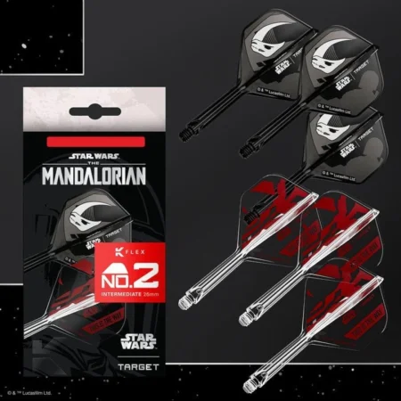 Target - darts Letky K-Flex - Star Wars - Mandalorian - No2 - Medium - TRG410622 - Gift Set