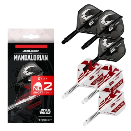 Target - darts Letky K-Flex - Star Wars - Mandalorian - No2 - Short - TRG410620 - Gift Set