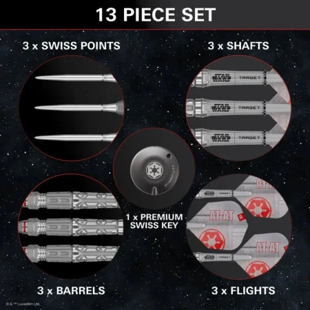 Target - darts Šipky Steel Star Wars - AT-AT - Swiss Point - 23g