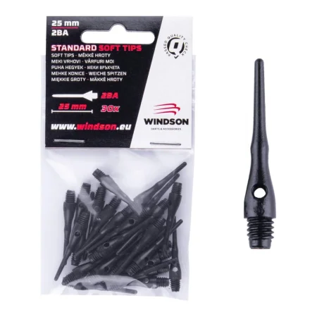 Windson Hroty soft - 25 mm - 30 ks - black