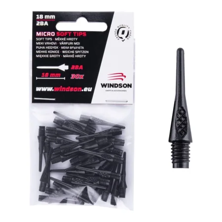 Windson Hroty soft - 18 mm - 30 ks - black