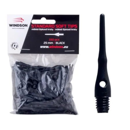 Windson Hroty soft - 25 mm - 150 ks - black