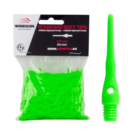 Windson Hroty soft - 25 mm - 150 ks - black