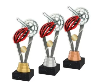Akrylátová trofej ACUTM36 Výška cm: 24, Barva: zlato, Podstavec: bílý