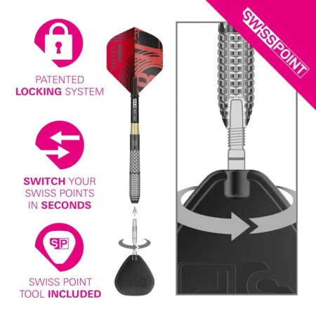 Target - darts Šipky Steel Stephen Bunting Void G5 - Swiss Point - 18g