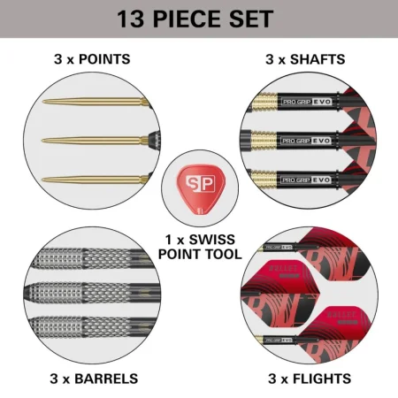Target - darts Šipky Steel Stephen Bunting Void G5 - Swiss Point - 18g