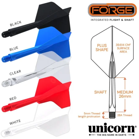 Unicorn Letky Forge All-In-One - Two-Tone - Plus - Medium - Clear & Black 30510