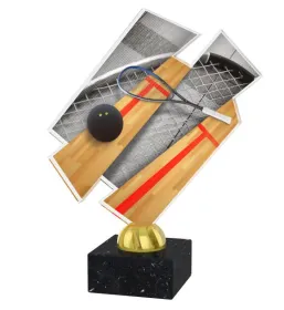 Akrylátová trofej ACZM08 | Squash Výška cm: 20,5, Barva: bronz, Podstavec: černý