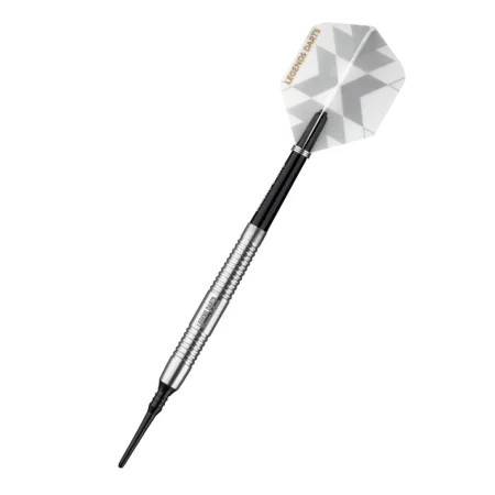 Legend Darts Šipky The Gentle - Mensur Suljovic - Silver - 18g - Výprodej