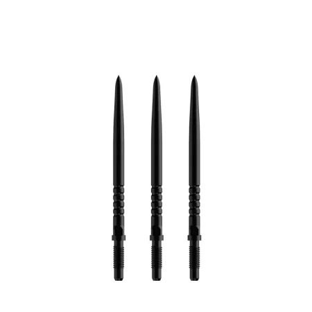 Bull's NL Kovové hroty - CP Points - Ringed Grip - Black - 32 mm
