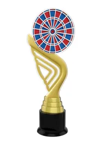 Akrylátová trofej ACTA001M4 | Šipky Výška cm: 31, Barva: bronz
