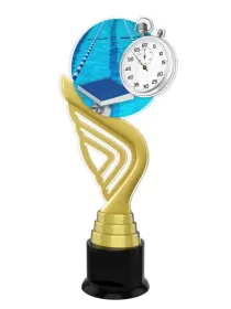 Akrylátová trofej ACTA001M12 | Plavání Výška cm: 29, Barva: bronz